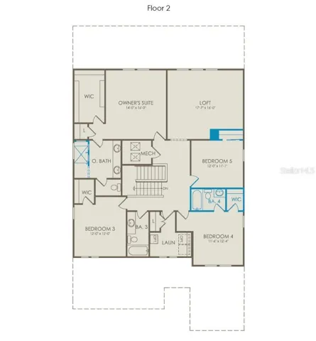 Floor Plan - Floor Two