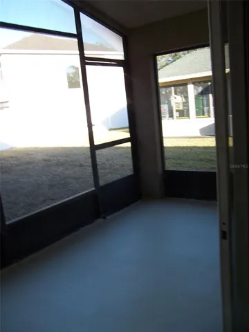 Screen rear porch