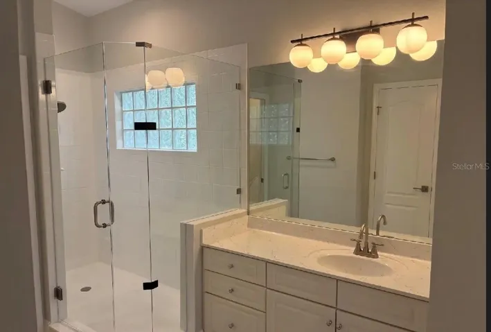 Third bathroom with walk-in shower