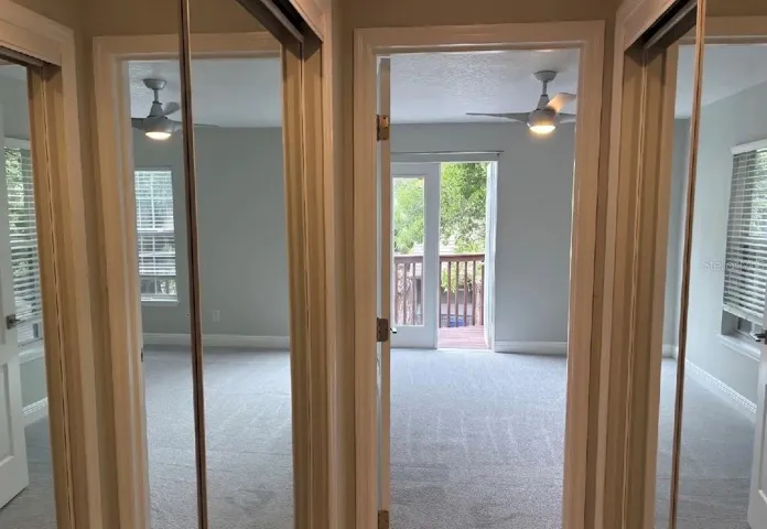 Third bedroom with access to upper deck balcony