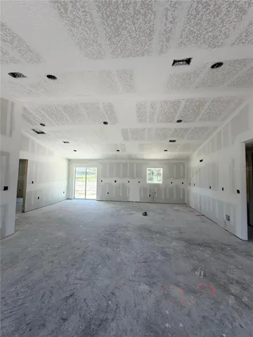 Dining area and kitchen area