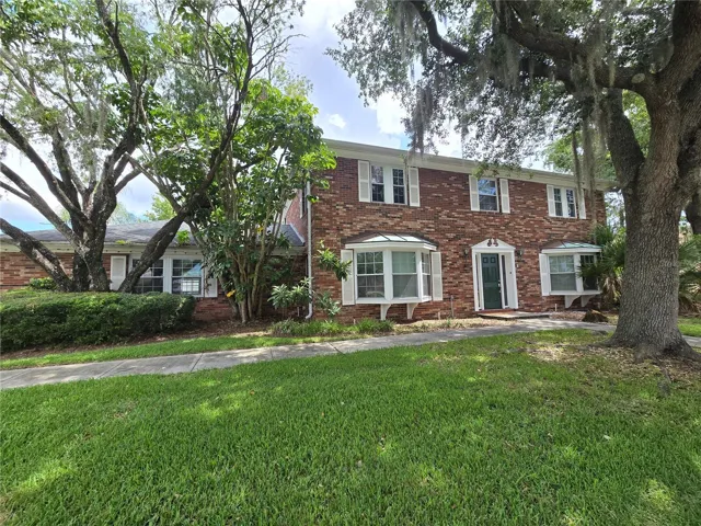 Front view. Beautiful 2 story home in gated golf course community.
