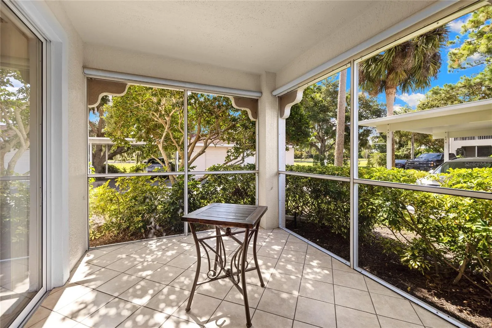 Screened lanai