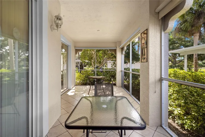 Screened lanai