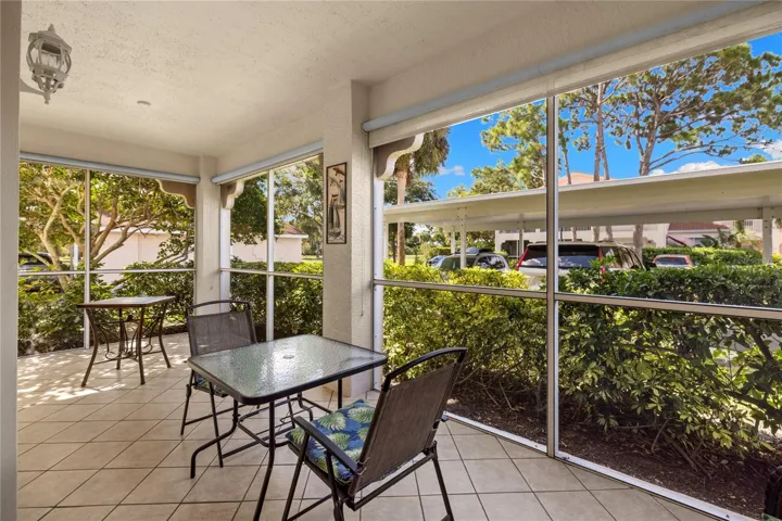 Screened lanai