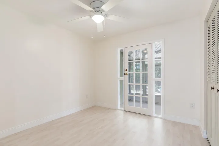Bedroom 2 to second private patio