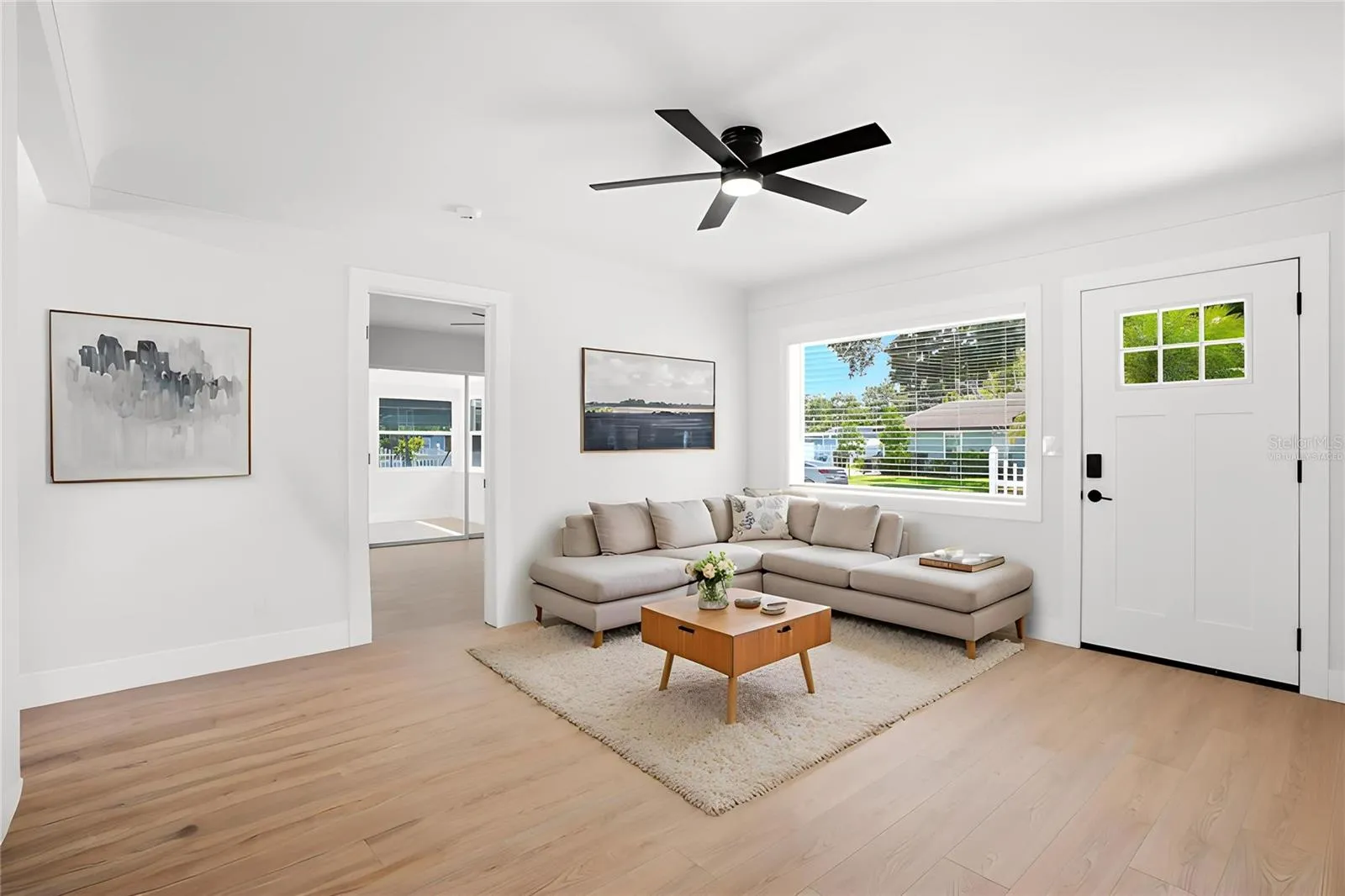 Living Room Virtually Staged