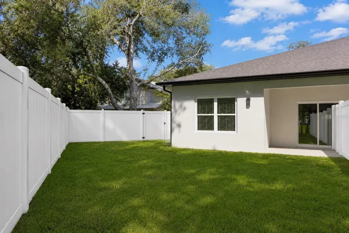 Fully Fenced yard.