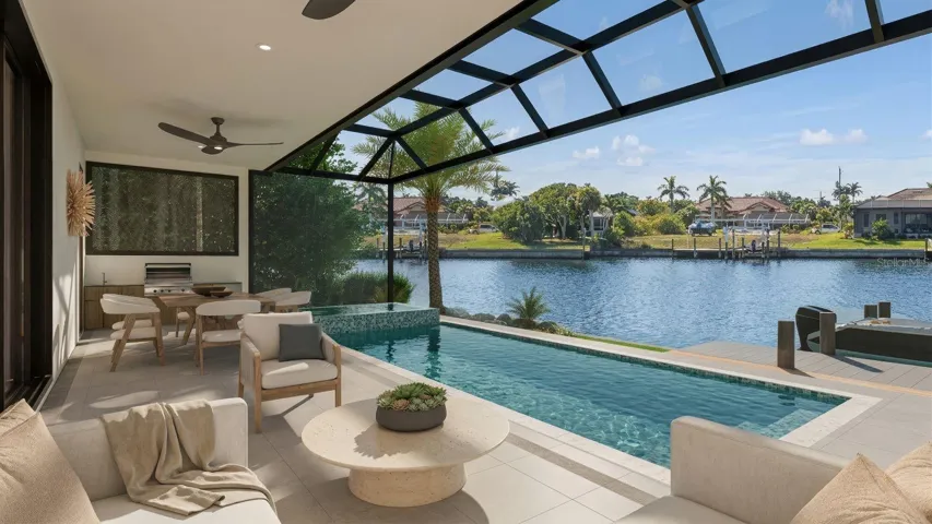 Lanai and Pool deck - Rendering