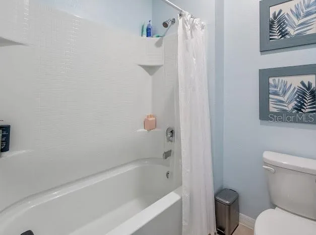 Full bathroom 3 that is upstairs. Tub/shower with toilet is split off form double sink area so multiple people can have bathroom access privately