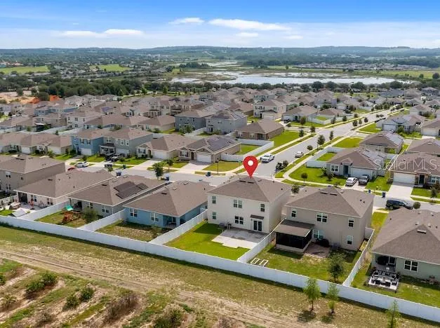 Aerial view of 5/3 home for sale @ 9500 Black Walnut Dr. Clermont 34715