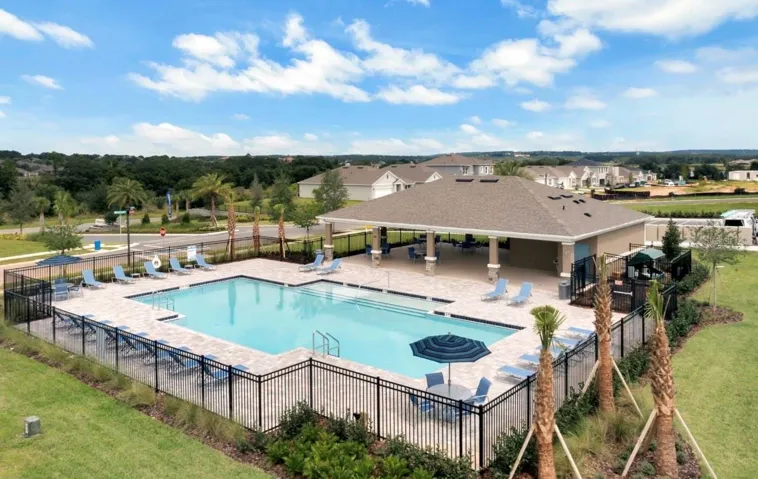 Arborwood community pool, cabana and facilities. Photo from DR Horton site
