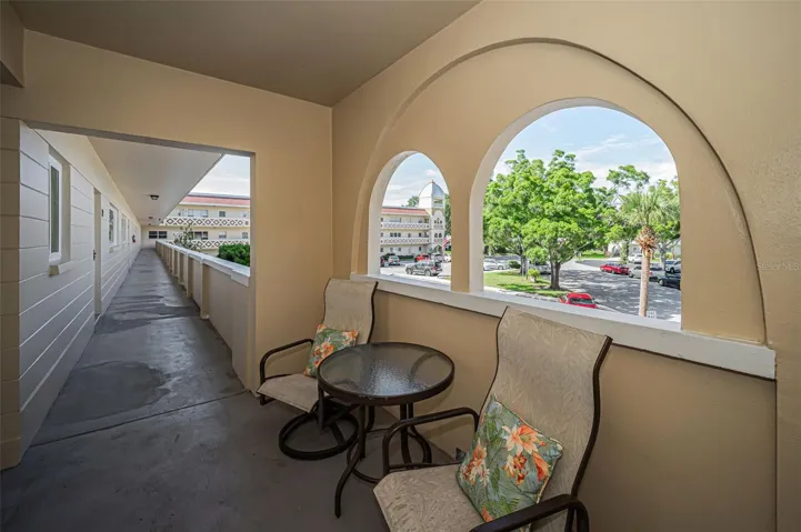 A lovely extra outdoor space because you are the end unit!