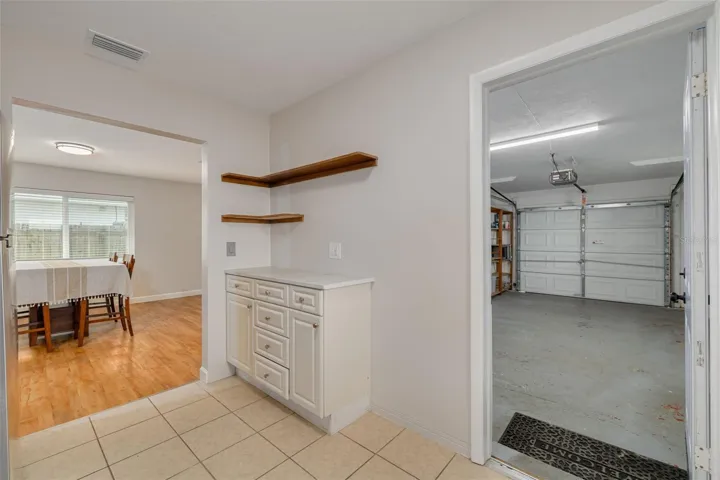 Coffee Bar and Garage Access