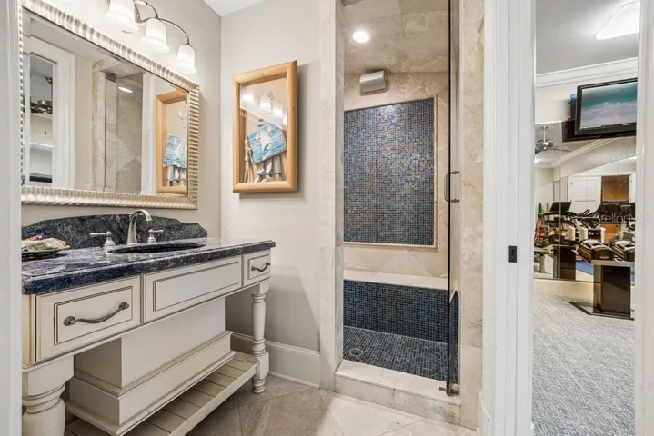 6th bathroom inside work out room