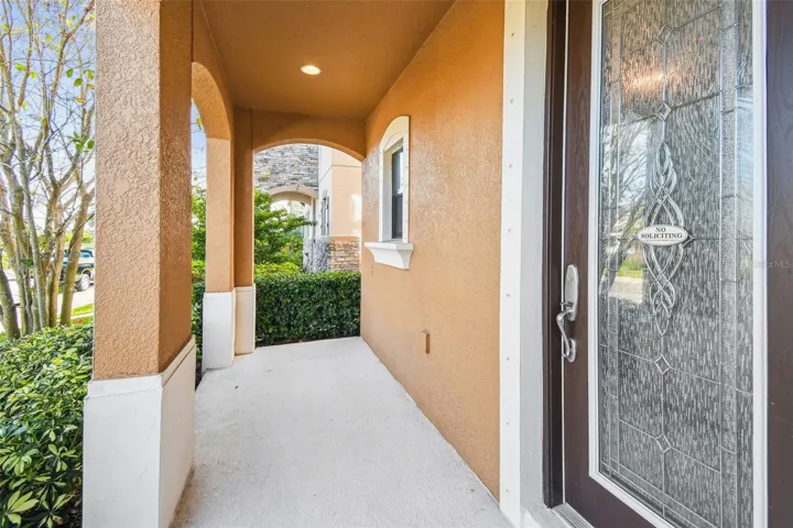 Front covered porch