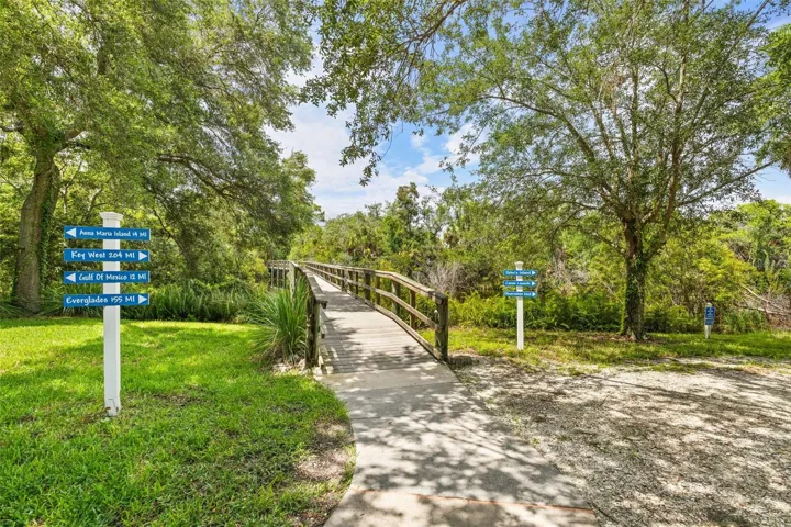 One of the many walking trails.