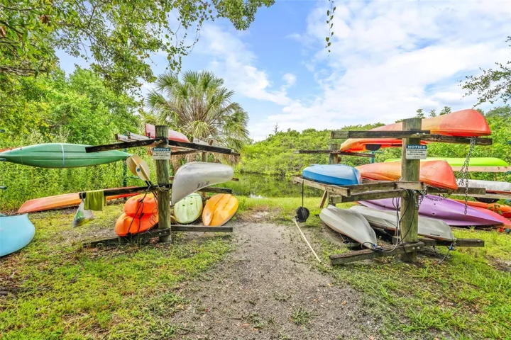 Canoe & kayak launch area.