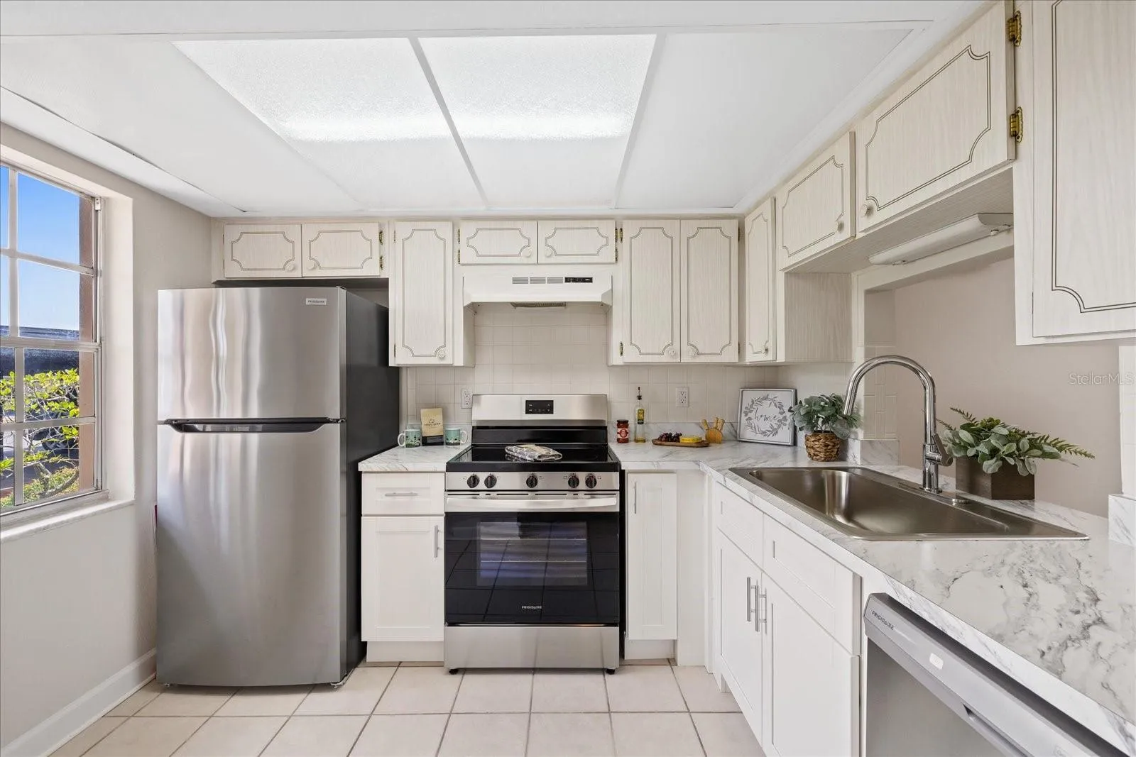 Brand new appliances in kitchen