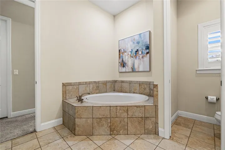 Primary Bathroom with Dual vanity, Bath, Shower