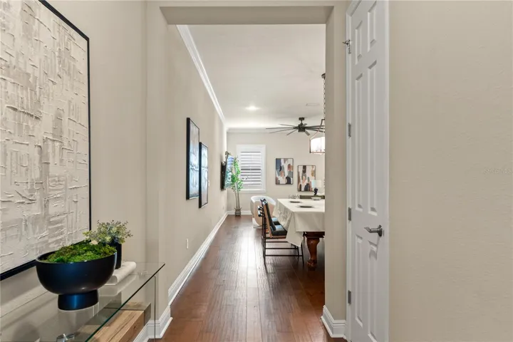 Entryway with a coat closet