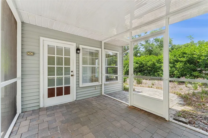 Rear Patio