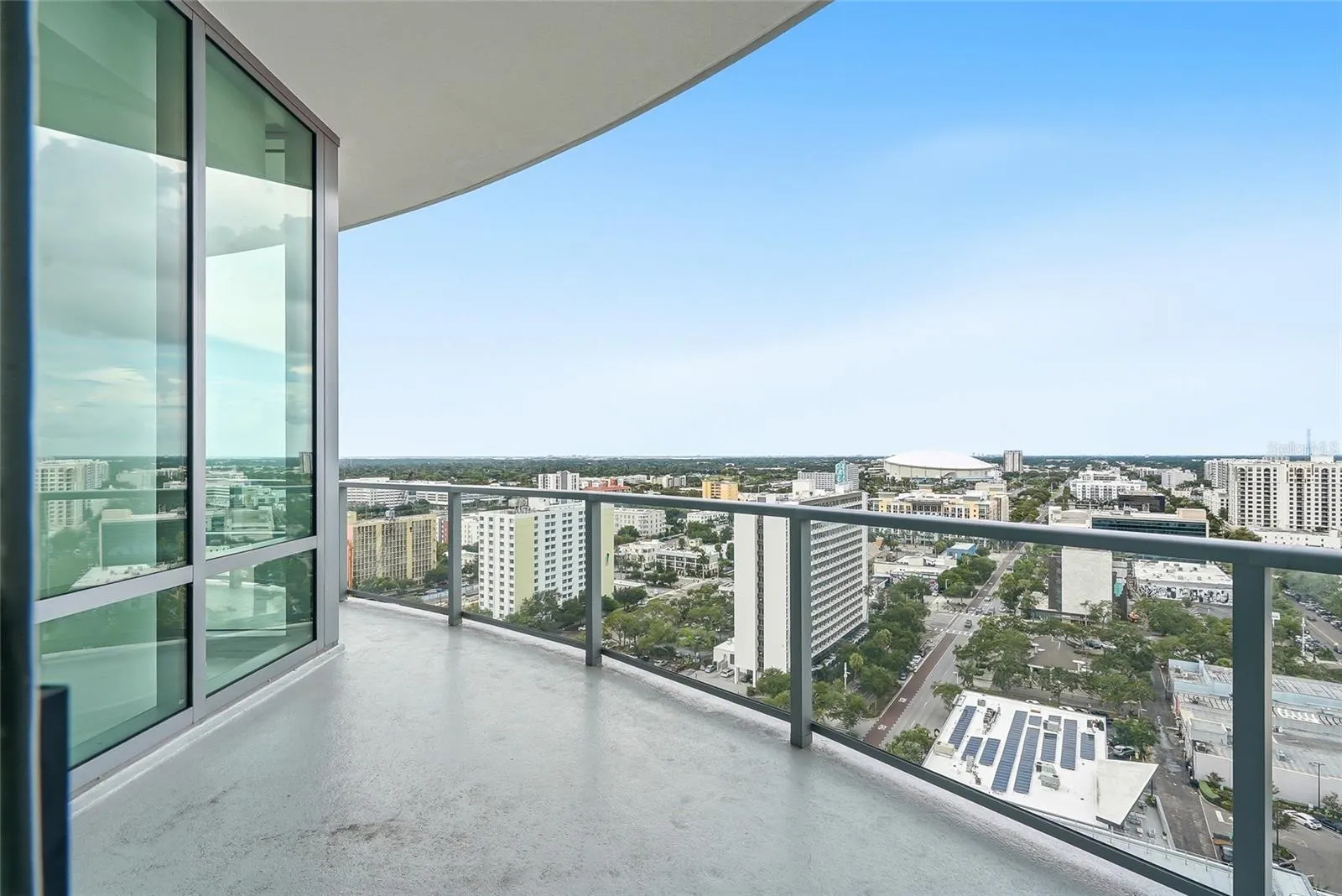 Private balcony off the guest bedroom.