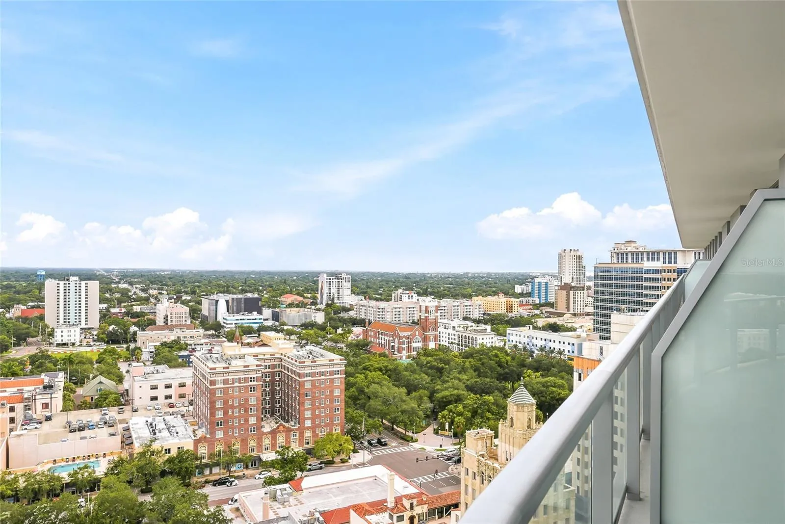 Balcony view from the guest room
