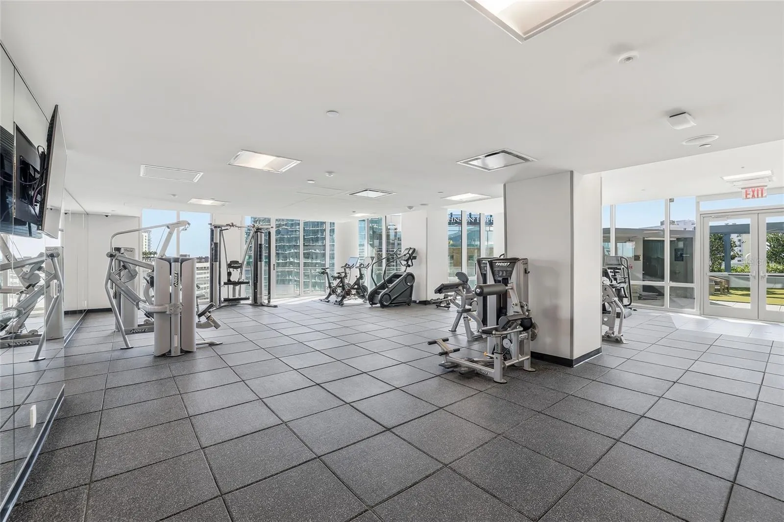 Spacious Fitness Center.