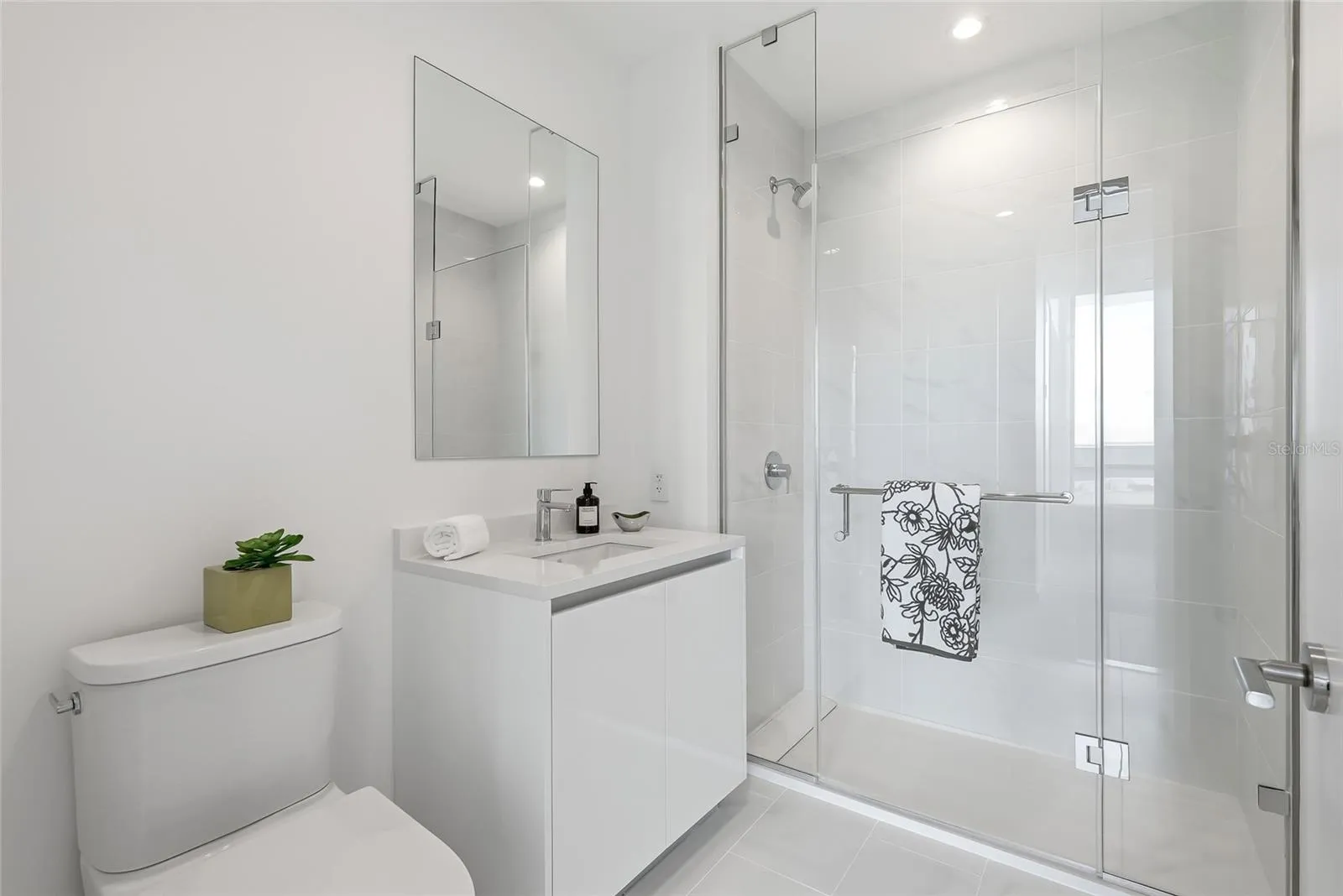 Ensuite bathroom for the guest room.