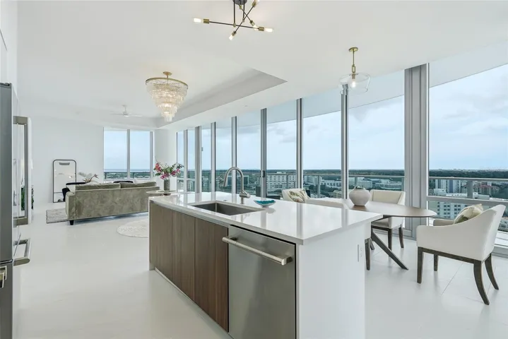 Floor-to-ceiling windows frame expansive views and fill the residence with natural light.