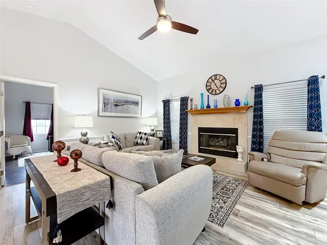 Living Room with Gas Fireplace