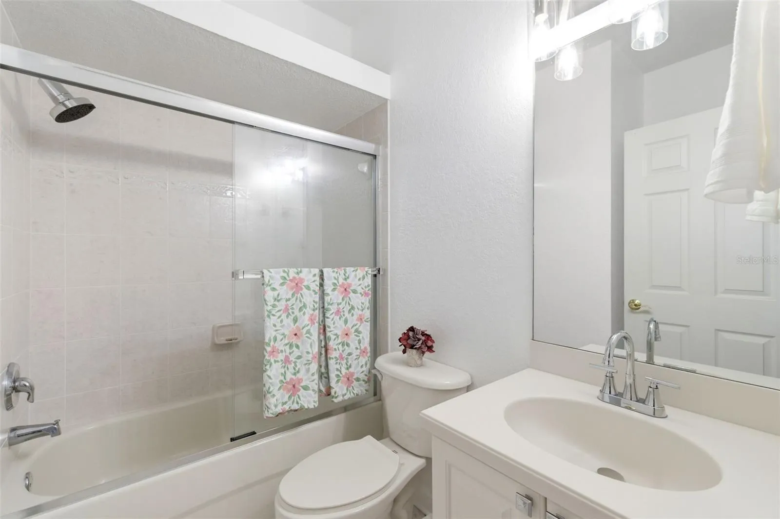 Full bath on main living (second level)-ensuite but also has access for guests with separate door