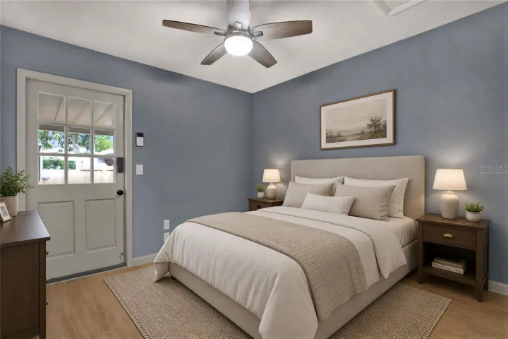 Virtually staged: Bedroom 2