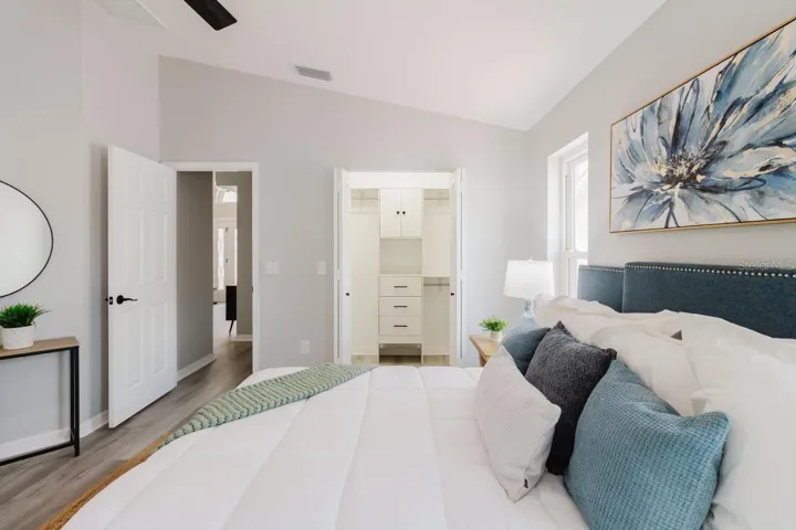 Master Bedroom with walk in closet