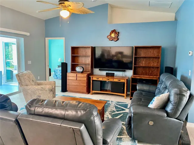 Vaulted ceiling