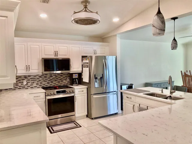 All new stainless steel appliances