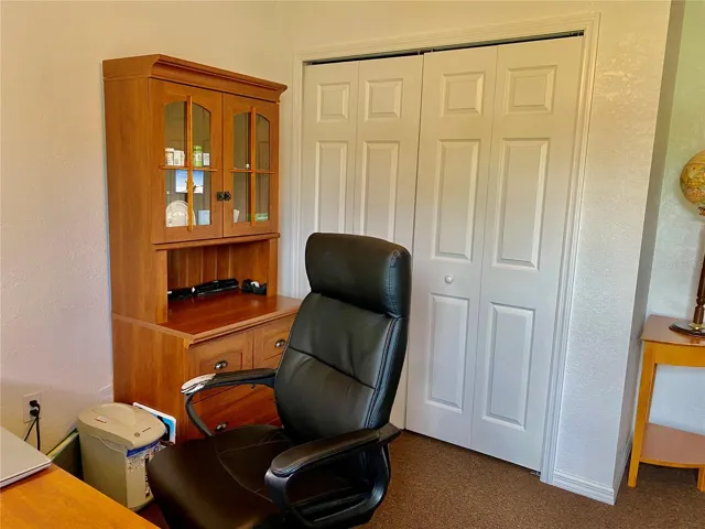 Office with closet