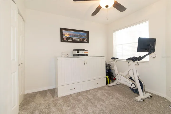 Spacious guest room, home gym or office