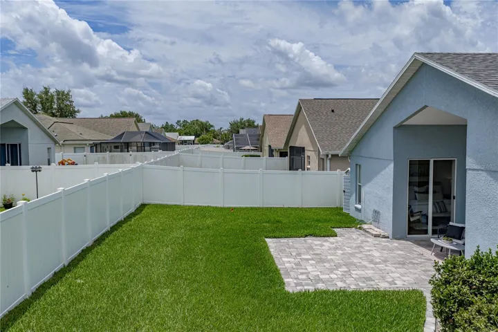 Rear Fenced Yard