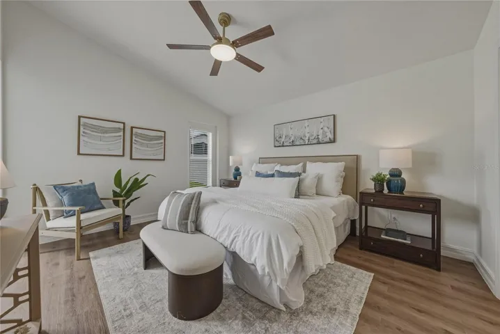 Primary Suite with Vaulted Ceilings