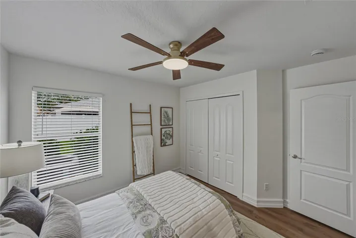 4th Bedroom with view to yard
