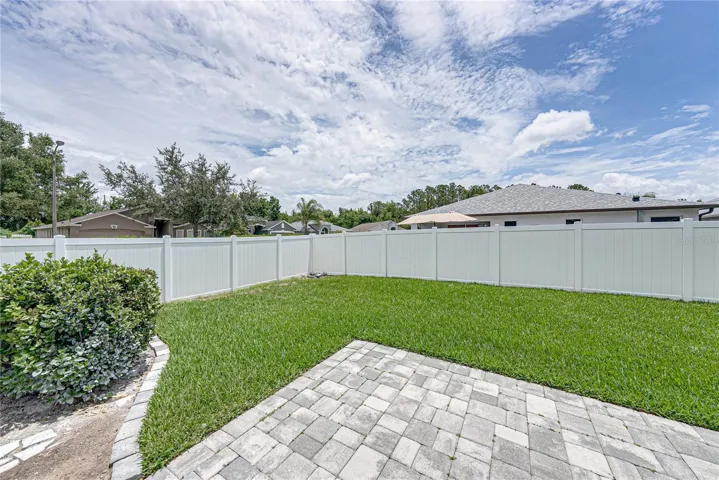 Rear Fenced Yard