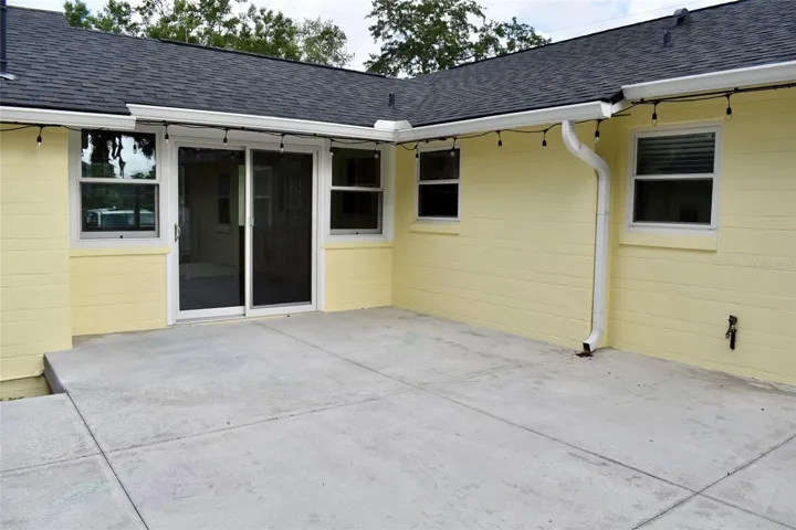 Main Rear Patio.