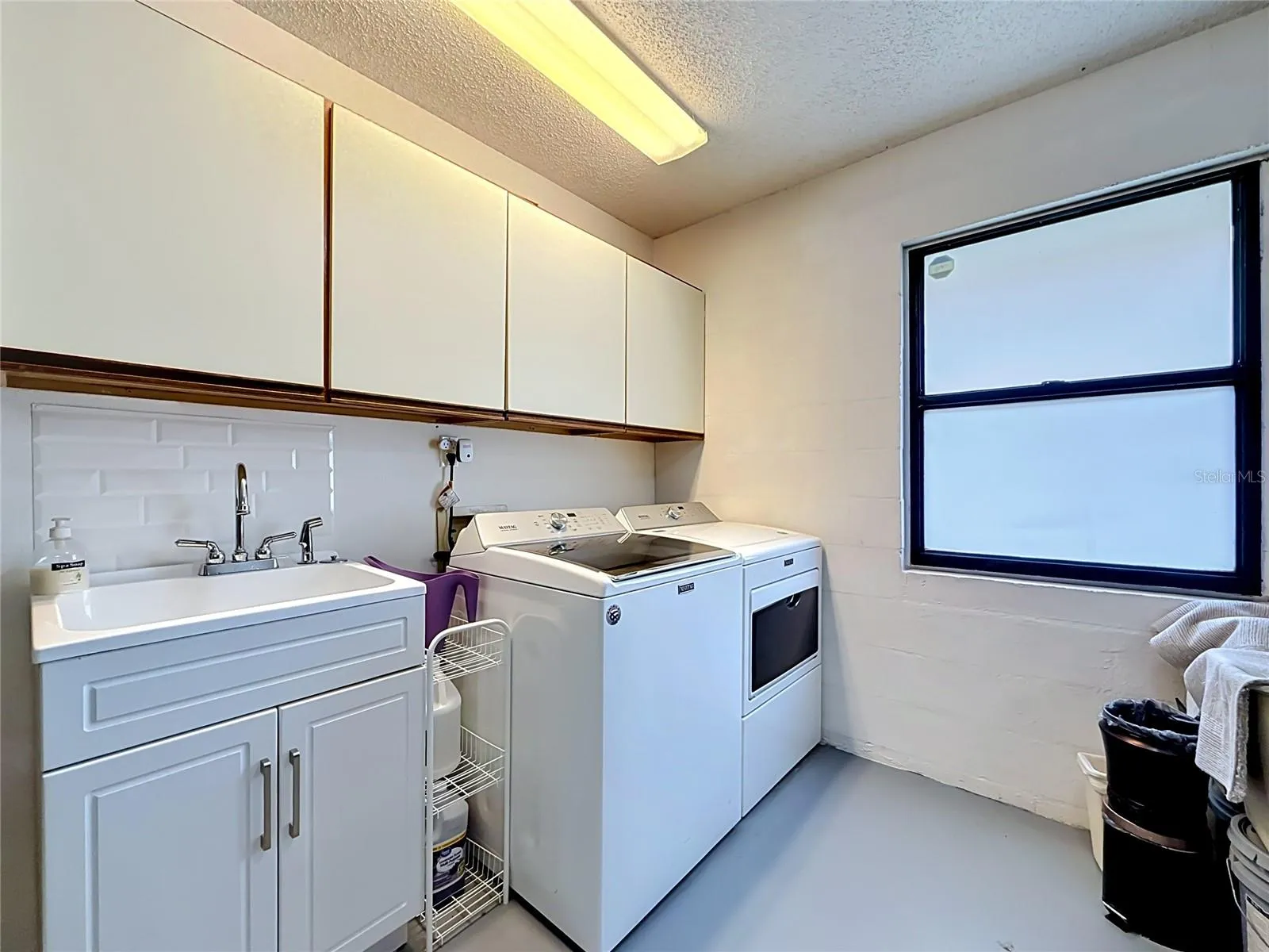 Laundry in garage