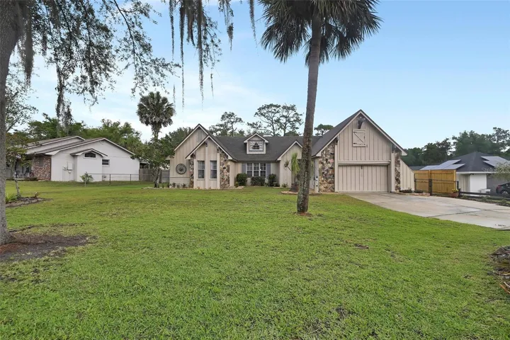 Large front yard