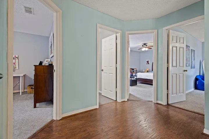 Upstairs hall to LARGE bedrooms