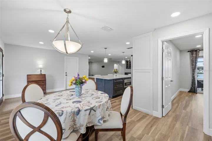 Dining Room area was designed to handle a China Hutch and Table or just an oversized Table! That is Bedroom 4/Office you see through the door opening.