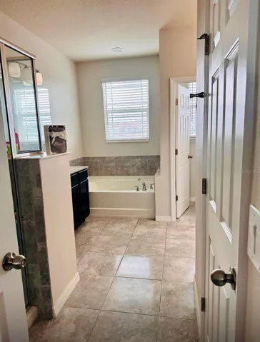 Master bedroom walk in closet