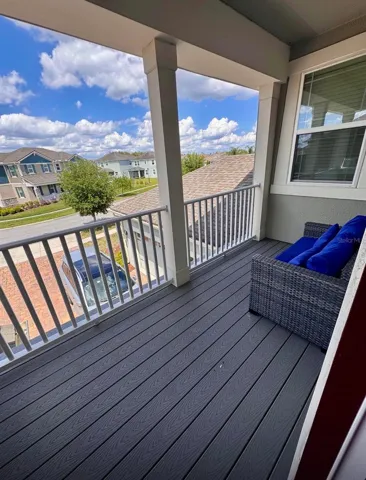Second floor balcony